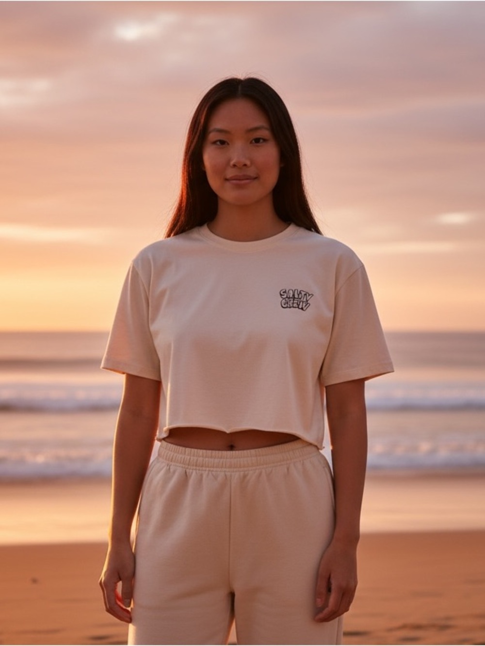 SALTY CREW "Floats Your Boat" Graphic Crop Tee